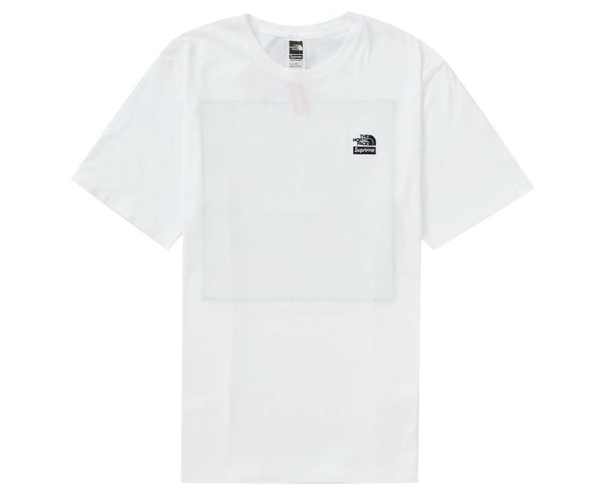 New The North Face Bandana Tee White/Green (M)
