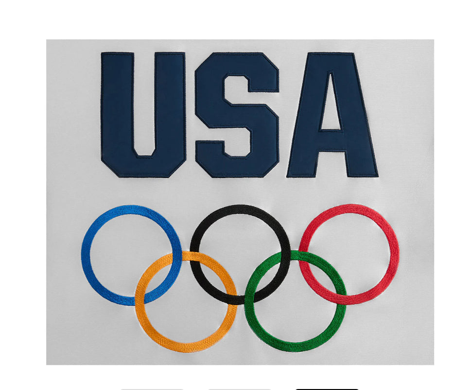 Kith for Team USA Faille Jersey Warmup Shirt (L)