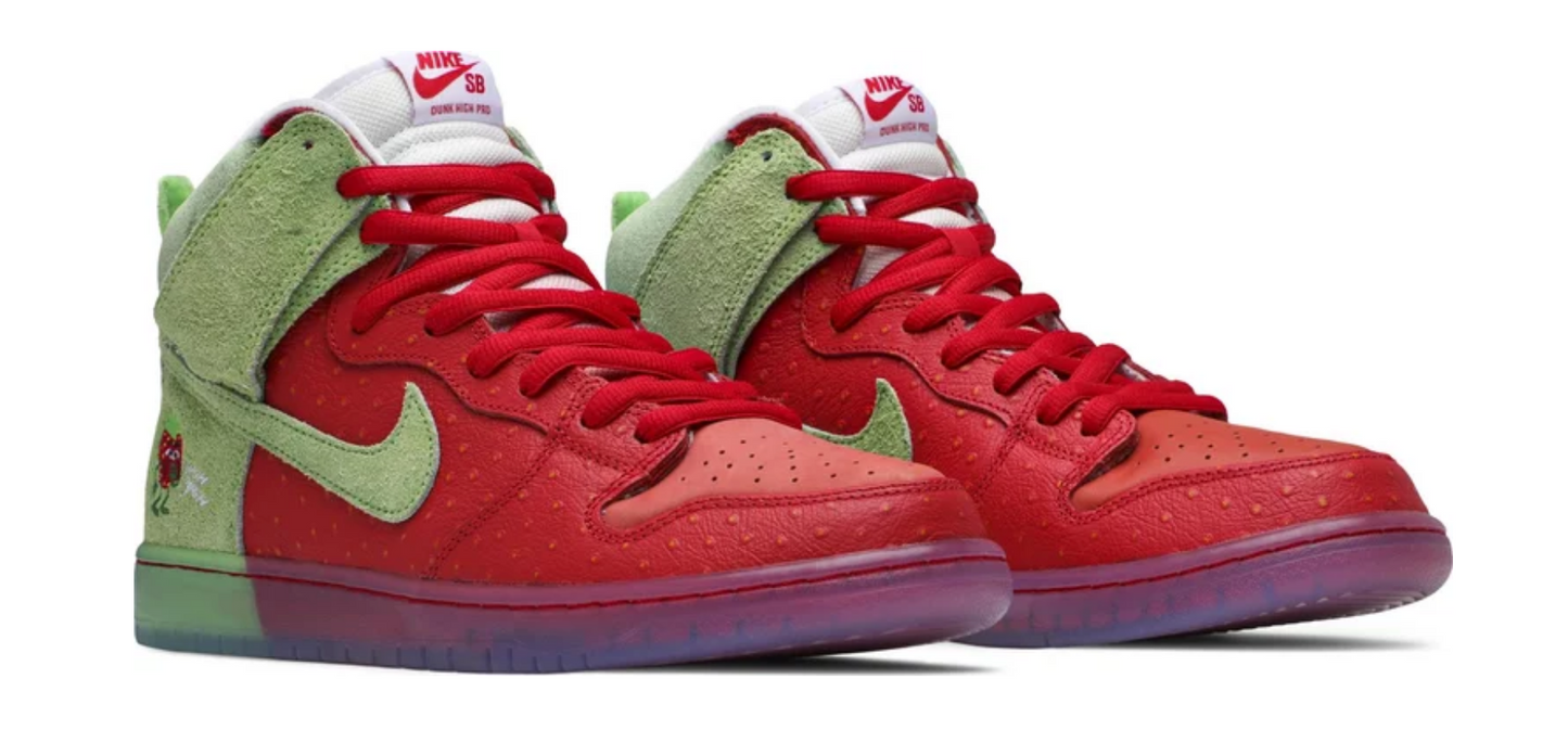 2021 Dunk High SB 'Strawberry Cough' 9.5 US Men (DS)