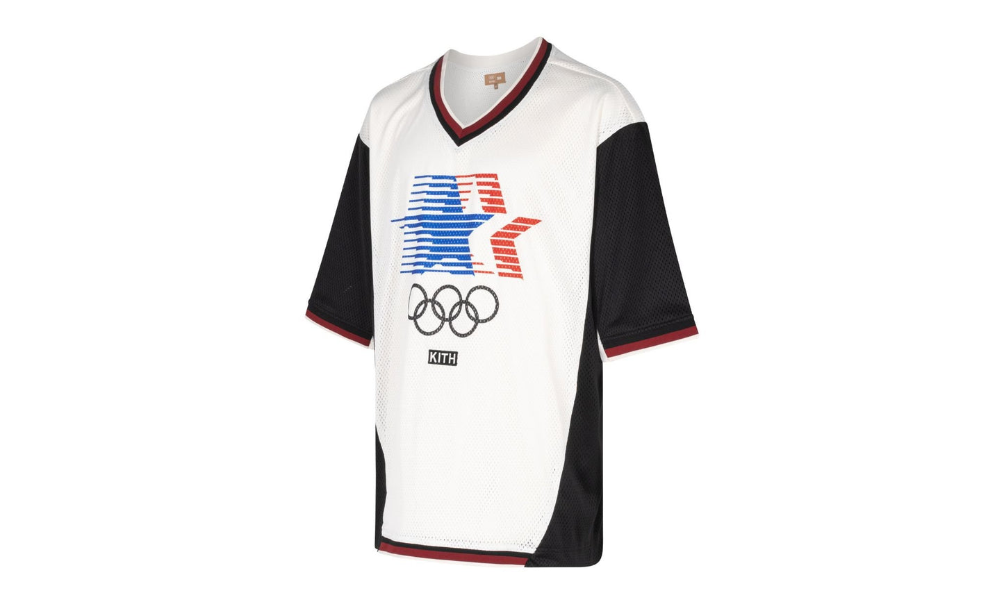 KITH Olympics Heritage mesh Darin warm up shirt(L)