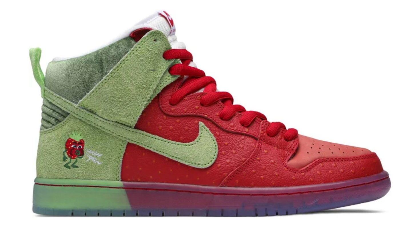 2021 Dunk High SB 'Strawberry Cough' 9.5 US Men (DS)
