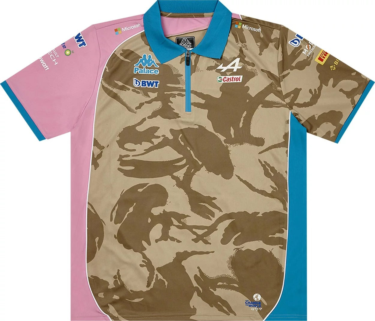 New Palace x Kappa For Alpine Tech Polo 'Desert Camo'(L)
