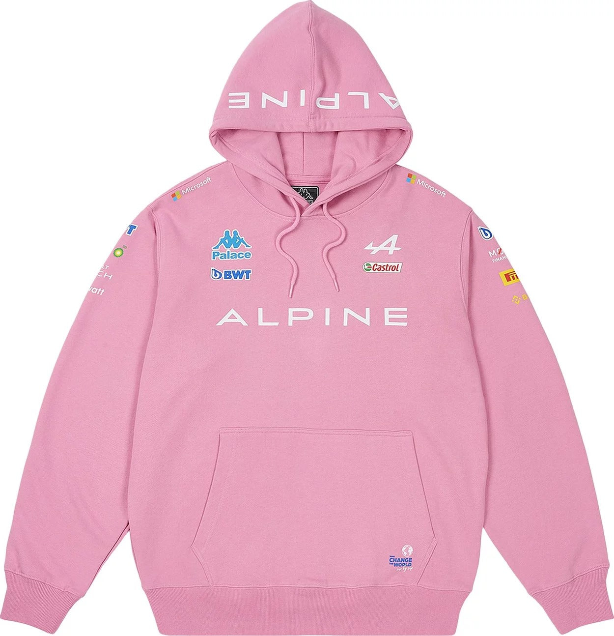 New Palace x Kappa For Alpine Hood 'Pink'(L)
