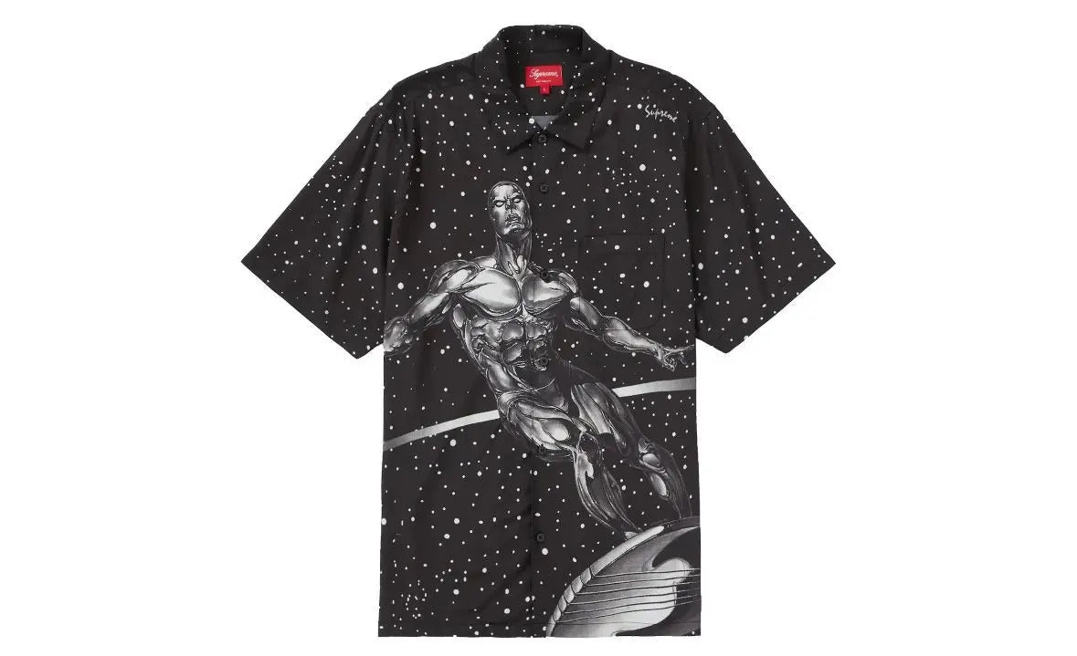 New Supreme Silver Surfer Shirt Black (M)